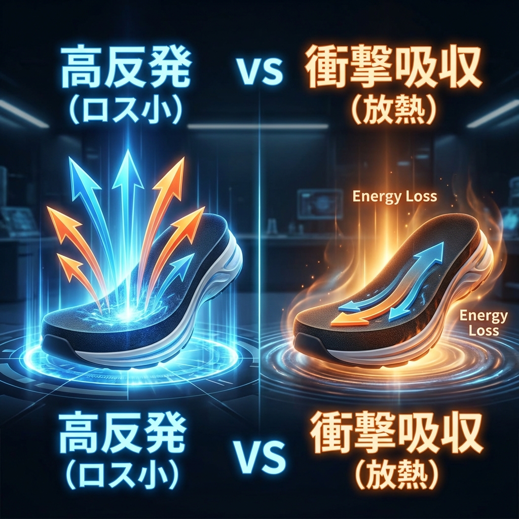 High vs Low Rebound Sole