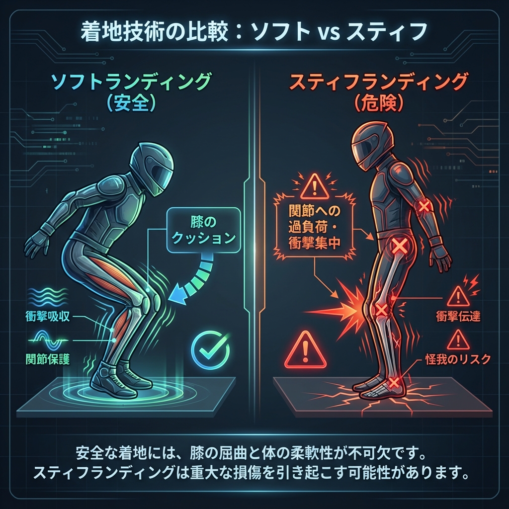 Concept: Soft vs Stiff Landing