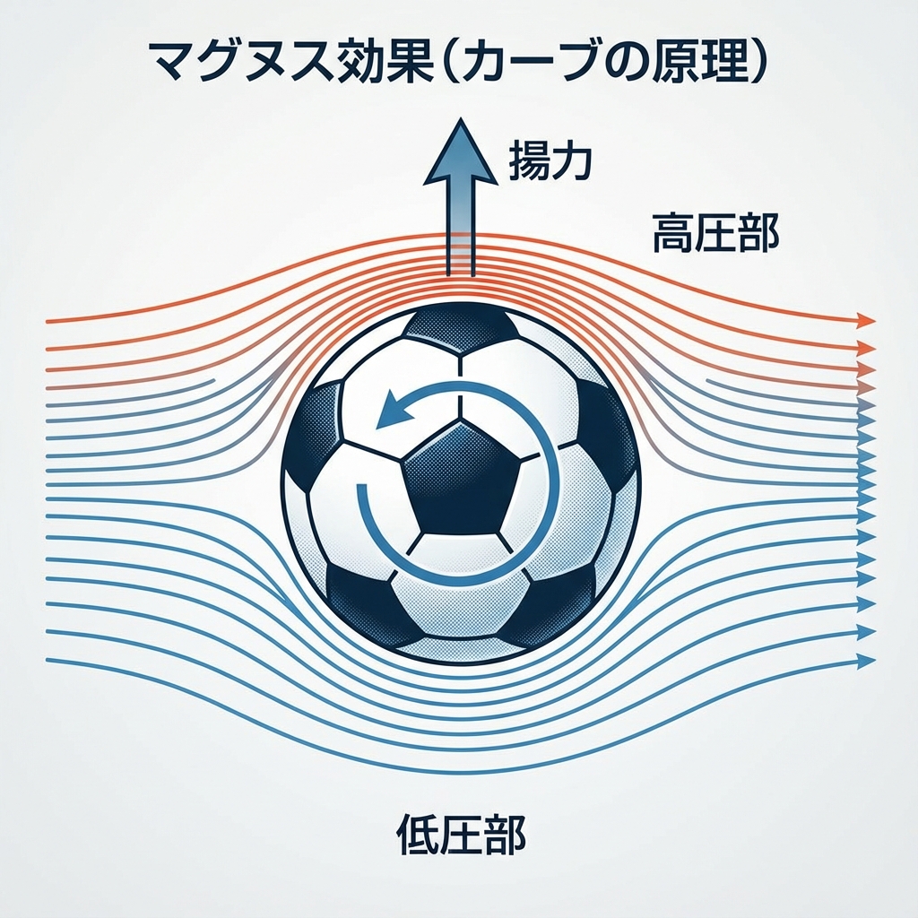 マグヌス効果 (カーブの原理)