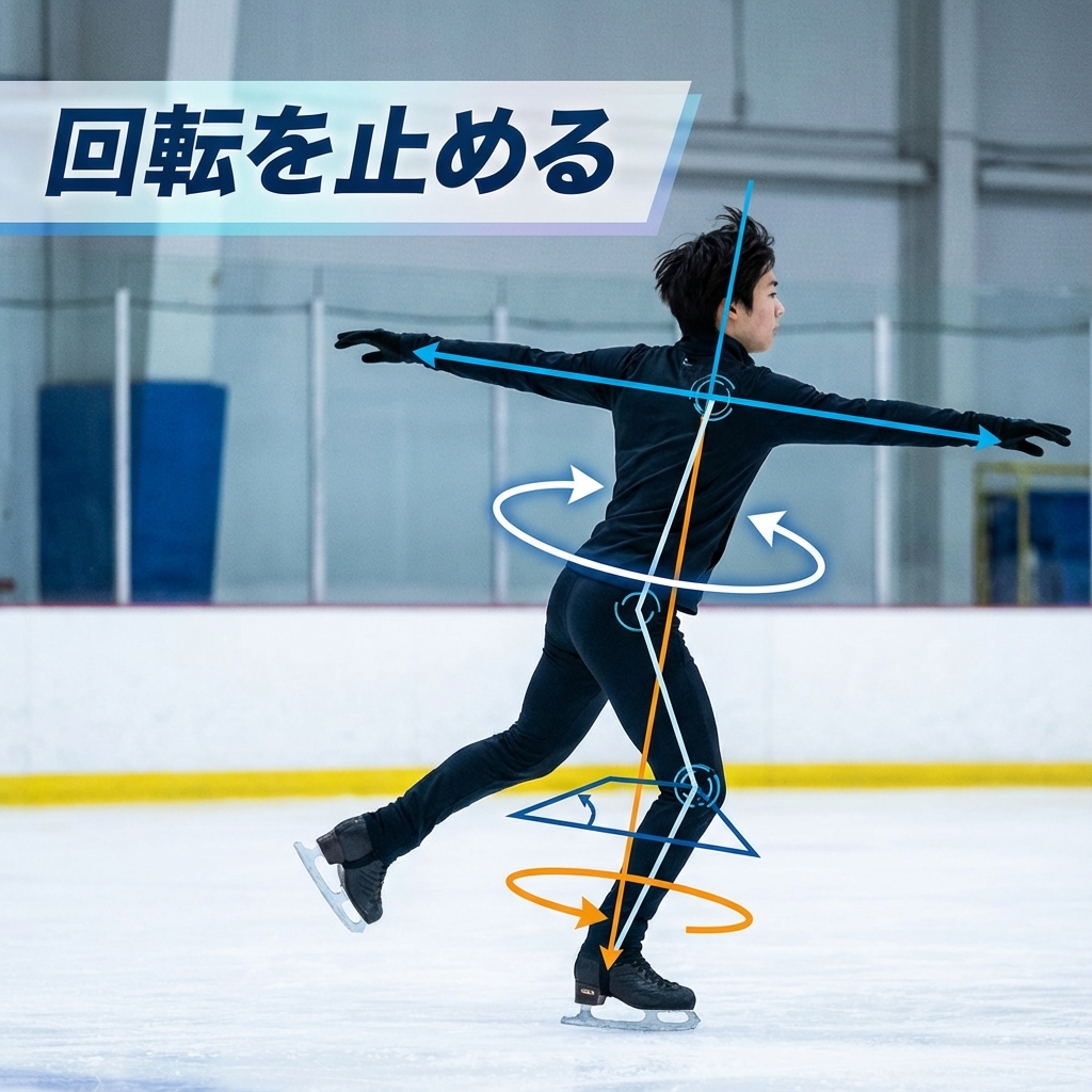 回転を止める