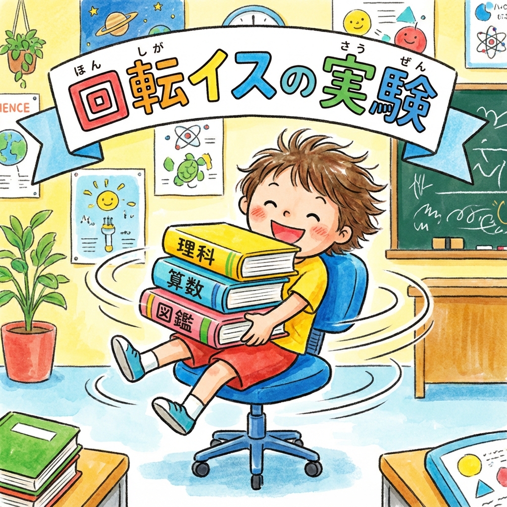 回転イスの実験